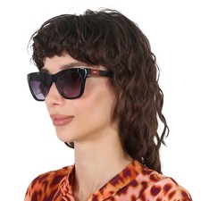 Longchamp Grey Gradient Cat Eye Ladies Sunglasses LO715S 001 54 LO715S 001 54