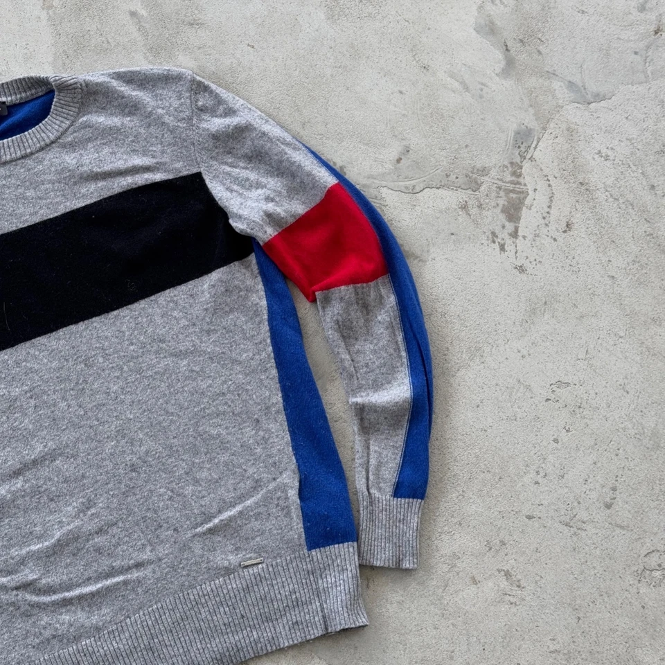 Vintage 90s Diesel Wool Sweater Size M Gray - Image 2 of 4