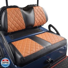 NOKINS Golf Cart Diamond Seat Covers Kit, Fit for Club Car Precedent OEM Stan