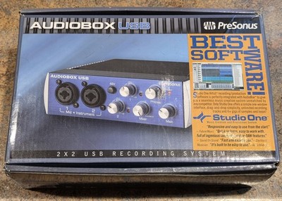 NEW! PreSonus AudioBox USB 2x2 Recording System MIDI Interface FREE SHIPPING!