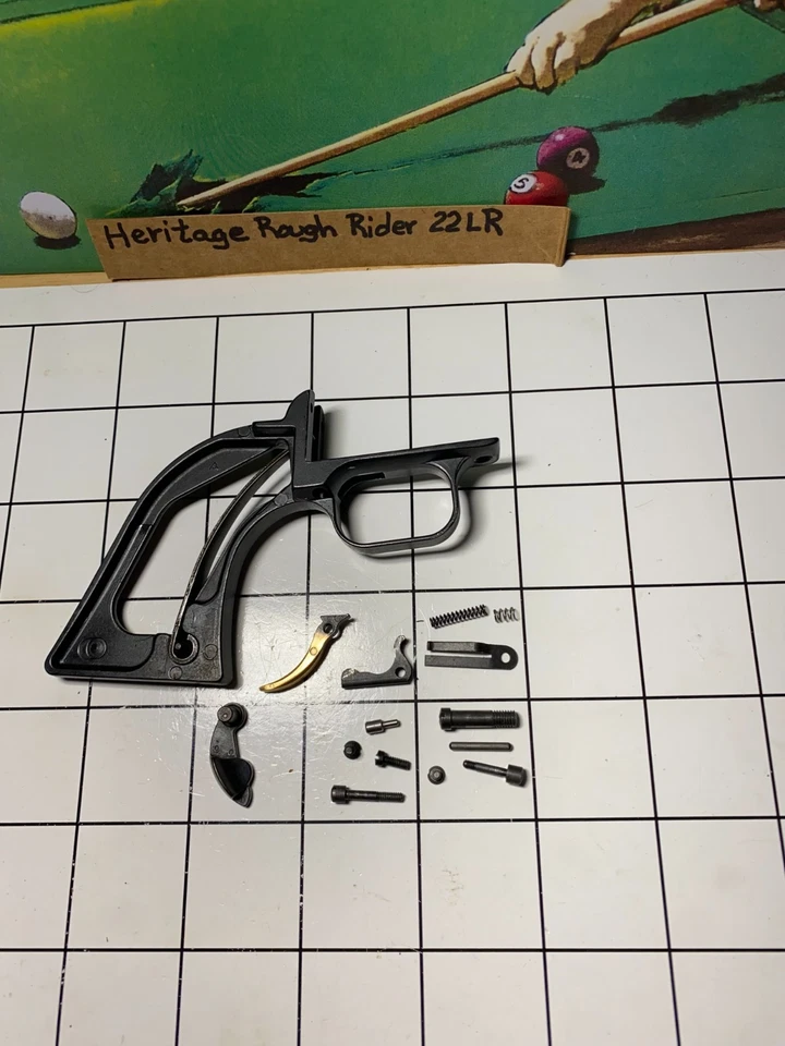 Heritage Rough Rider .22 LR.Back strap . Gold-plated trigger.& more repair parts - Image 2 of 4