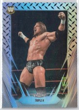 2026 Topps Chrome WWE Triple H #4 Diamond Plate Refractor