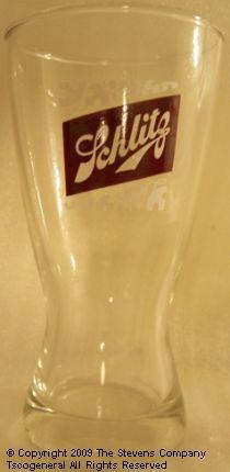 VINTAGE SCHLITZ BEER LOGO GLASS PILSNER! W442 - Picture 1 of 1