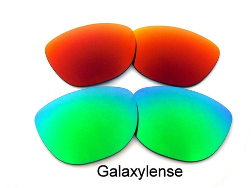 Lentes de repuesto Galaxy para gafas de sol Oakley Latch OO9265 verde/rojo polarizado - Imagen 2 de 8