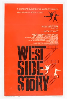 West Side Story Linen Backed Original Poster Saul Bass Illustrator Ebay