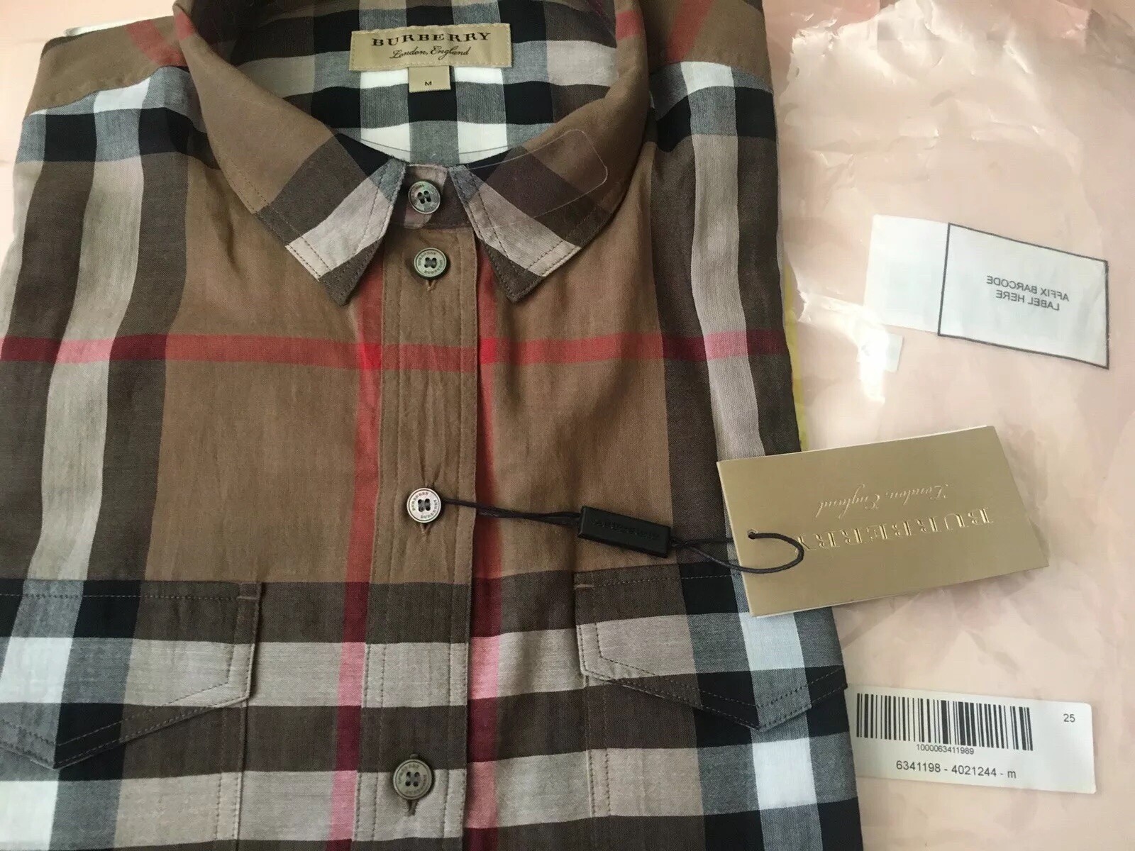 burberry button down