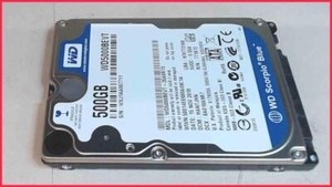 HDD Festplatte 2,5" 500GB SATA 5400RPM 8MB WD5000BEVT Samsung NP-RF710