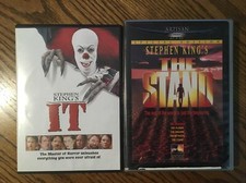 Stephen King’s 2 Movie DVD Lot The Stand Miniseries (1994) & IT (1990) 