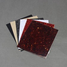 FLEOR Self-adhesive Guitar Pickguard Blank Sheet for Acoustic Guitar 20x17CM
