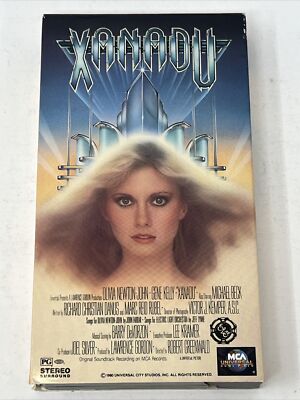 Xanadu VHS Olivia Newton-John Gene Kelly 1980 Musical Fantasy ELO Jeff Lynne