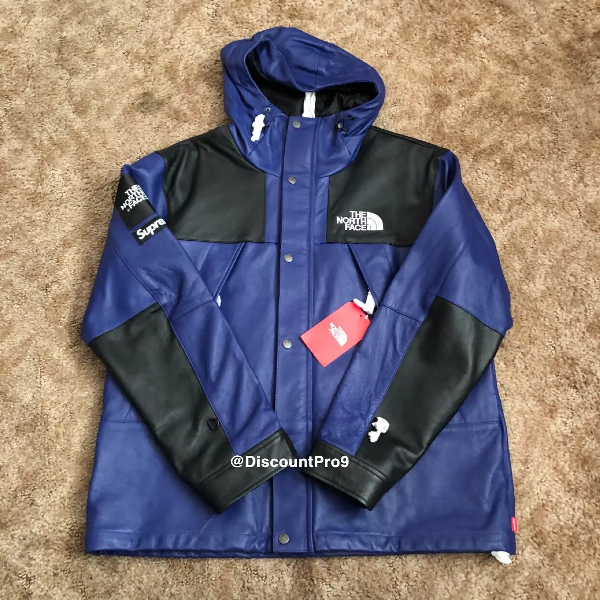 SAMPLE Supreme The North Face Leather Mountain Jacket, Parka Royal Men's  Size L