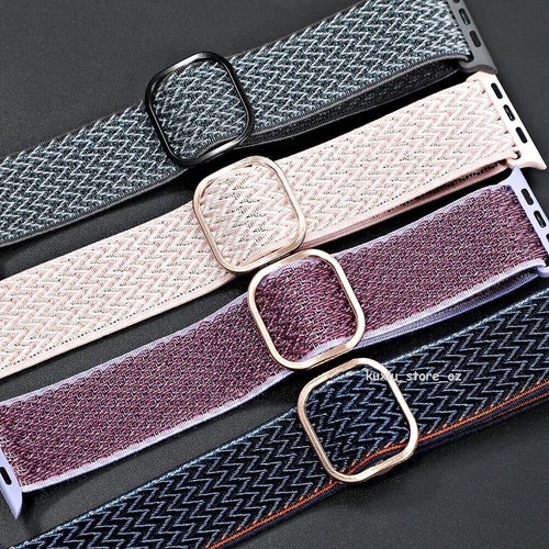 For Samsung Galaxy Watch3 4 5 6 7 FE 40/44mm 46 Active2 Braided Sport Band Strap - Picture 5 of 12