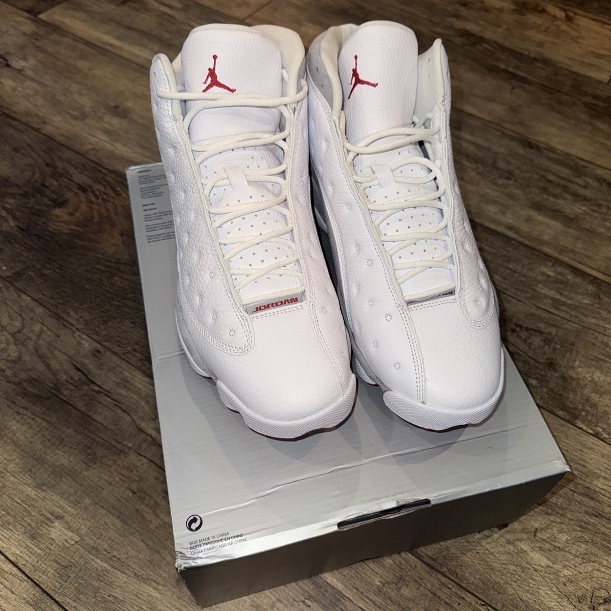 Air Jordan 13 ホワイト/グレー Jordan Kids Air Jordan 13 Retro 