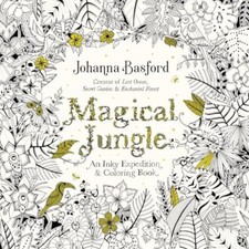 Magical Jungle: An Inky Expedition and Coloring Book for Ad