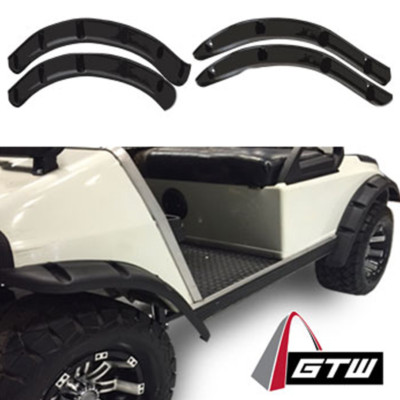 GTW Club Car DS Golf Cart Black Fender Flares (1993-Up) - Set of 4