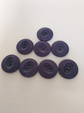 Oval Centre Round Chalk-Finish 23mm Buttons, Pack of 8,