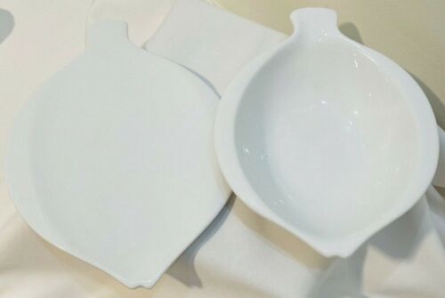 Cordon Bleu Fischform Schüssel & Platte Untertasse Meeresfrüchte Backen Servierschale Set - Bild 5 von 9