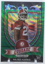 💥NAJEE HARRIS ROOKIE GREEN 2021💥 PANINI PRIZM DRAFT PICKS CRUSADE GREEN WAVE🔥