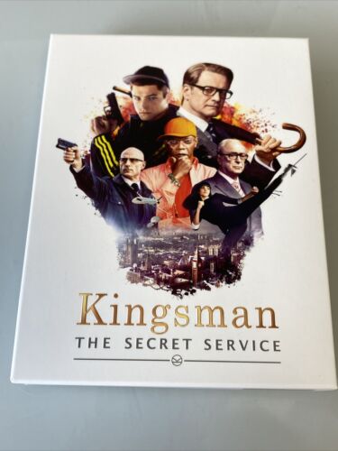 KINGSMAN THE SECRET SERVICE BLURAY STEELBOOK FULLSLIP FILMARENA LENTICULAR + VF - Photo 1/7