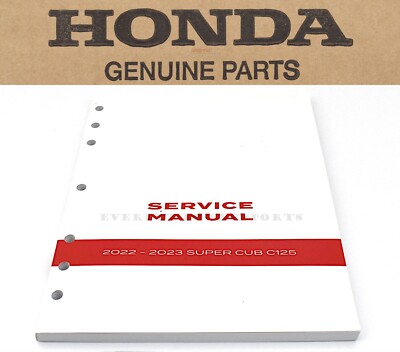 Service Manual C125 Supercub 2022-2023 OEM Honda Owners