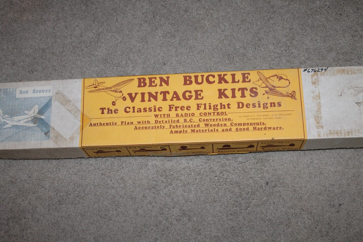 航空機・ヘリコプター SUPER SIXTY BEN BUCKLE KITS Super 60 Plan : Ben Buckle Kits, Classic Vintage