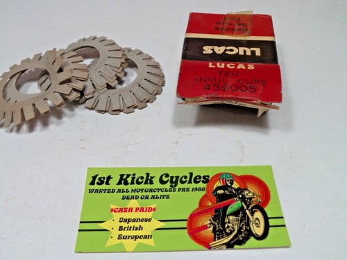 LUCAS MAGNETO K2F BEARING INSULATING CUP WASHER BSA TRIUMPH NORTON 459005 (10) - Picture 3 of 3