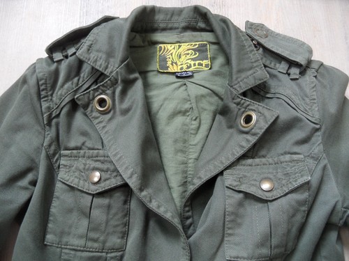 Veste blazer ventes exceptionnelles cool TRF ZARA style armys kaki taille M TOP RuA418