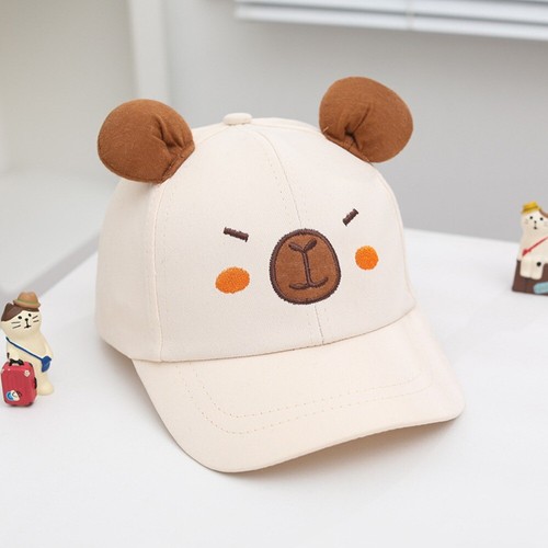 Cotton Capybara Peaked Cap Thin Baby Sunscreen Hat For Babies Aged 2-5 - 第 5/16 張圖片