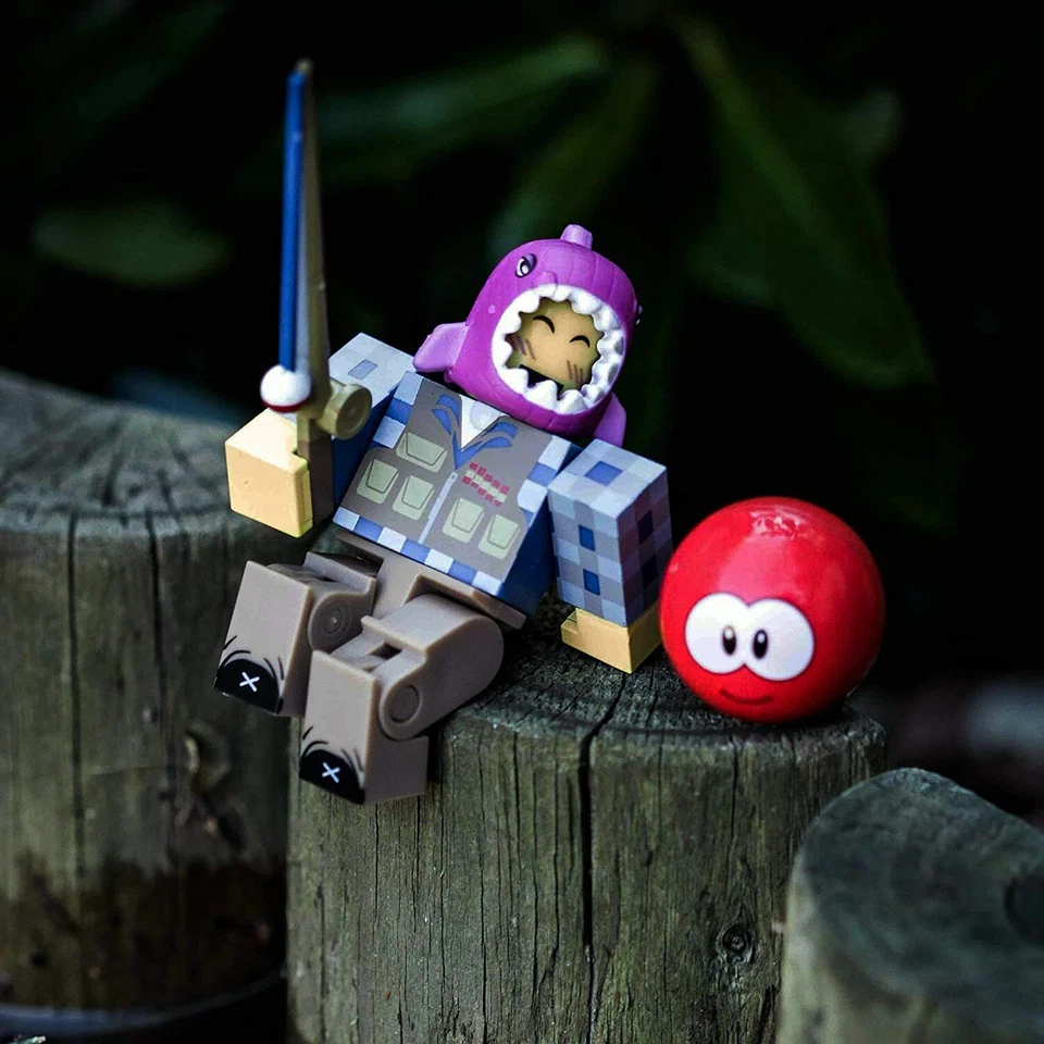 ROBLOX MEEPCITY FISHERMAN Serie 6 8 Caja Misteriosa Figura 3 Código Sombrero PAQUETE Foto 4 de 4