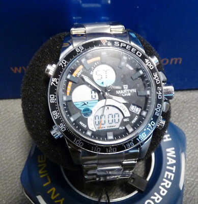 Luxus Armbandherrenuhr Chronograph Waterproof Martyn-Line Sport