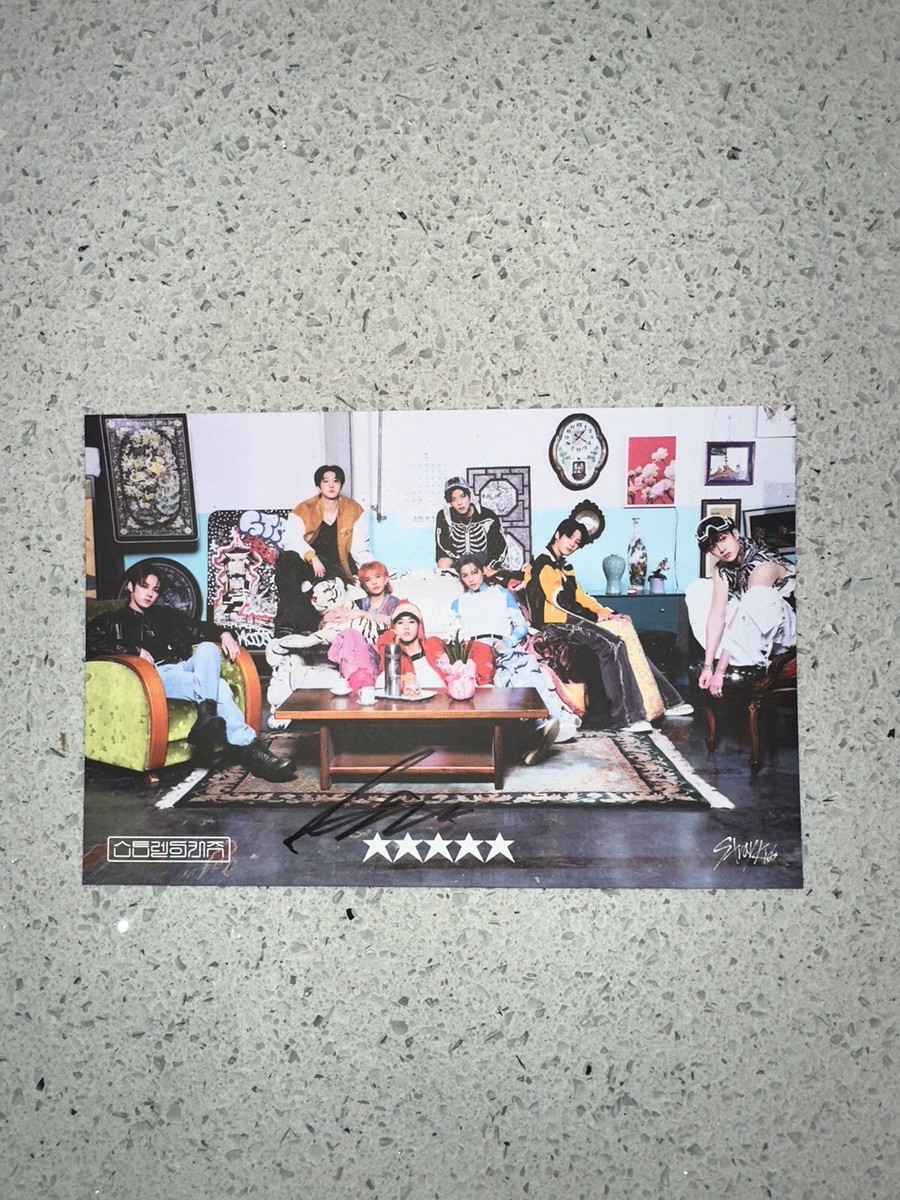 225.StrayKids 5-STAR 直筆サイン入りポストカード スンミン STRAY KIDS SKZ 