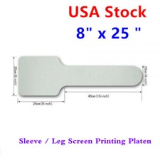 USA 8" x 25" Long Sleeve / Leg Screen Printing Platen Pallet - Silk Screen