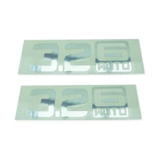 Chrome Side Vent Sticker Decal 3.2 6 AUTO Chrome Fits Ford Ranger 2012 2018