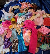 Huge Lot of Mostly Barbie Clothes, Shoes, Playsets and Appliances - AS-IS