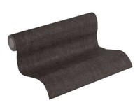 A.S. CréAtion Tapete Vliestapete New Walls 37423-5 Schwarz Uni Textil
