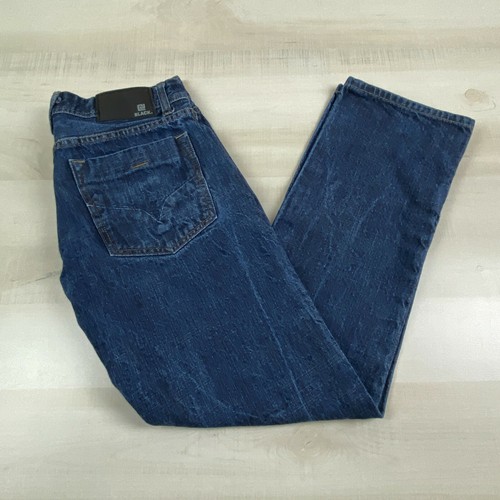 Black Mens Jeans 32 X 32 Low Rise Slim 