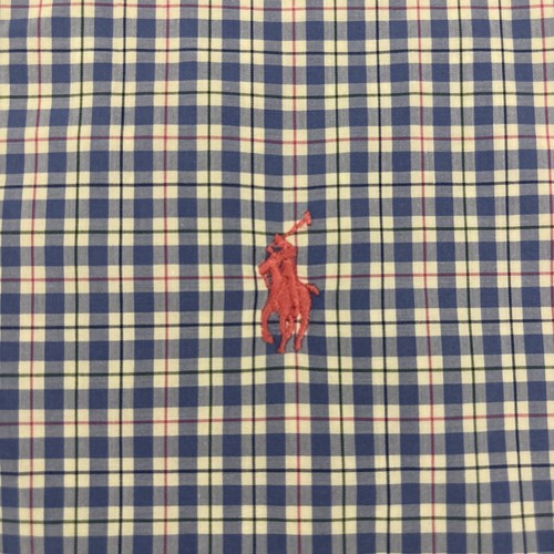 POLO RALPH LAUREN Mens Blue Pink Plaid Logo Button Down Shirt 2XL - Picture 4 of 6