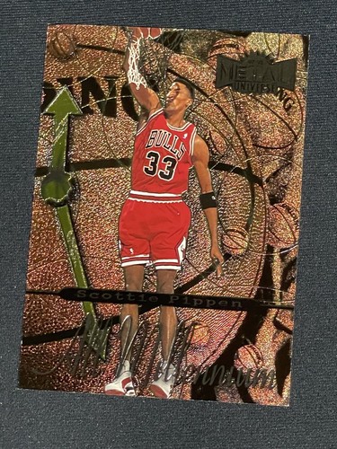 1998 SKYBOX METAL UNIVERSE ALL MILLENNIUM INSERT Scottie Pippen Bulls 4/20 4AM - Picture 2 of 5
