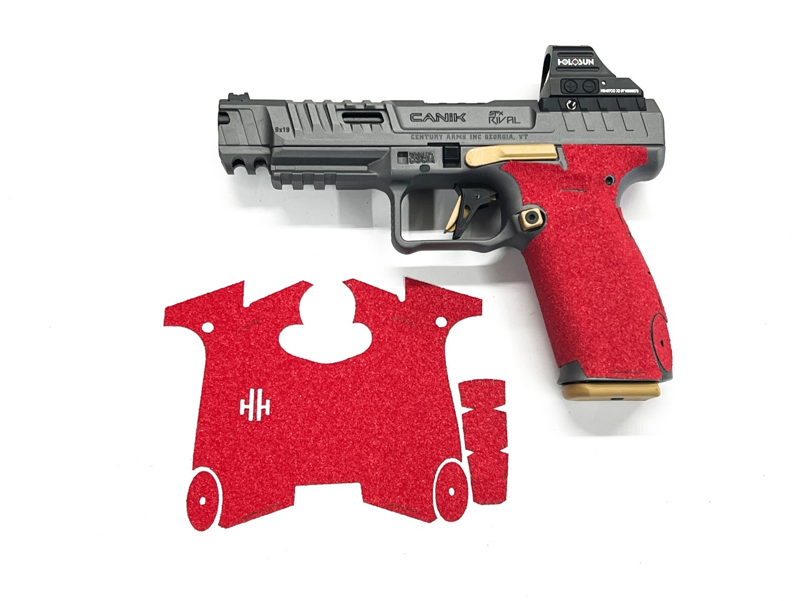 Handleitgrips RED Sandpaper Gun Grip Tape Wrap for CANIK PRODUCTS eBay