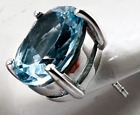 Sterling Silver Light Blue Lab Created Sapphire Post Earrings