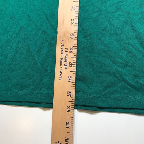 City Streets T-Shirt Womens Size 1X Plus "Hello Fall" V-Neck Green Long Sleeve - Picture 11 of 11
