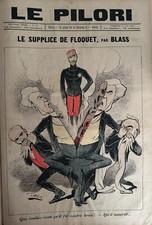 The Pillory - Year 1888 No. 10 The Torture Of Floquet Drawing By Blass