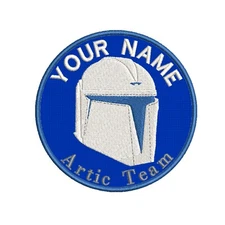 Sci-fi Custom YOUR NAME Patch Embroidered Iron-On Applique Geek & Gamers Cosplay