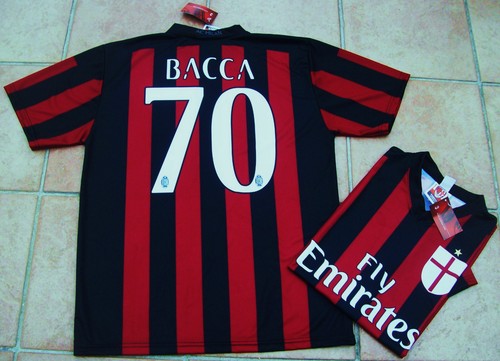MAGLIA BACCA MILAN UFFICIALE adulto bambino 2015/16 HOME CARLOS 70 | eBay