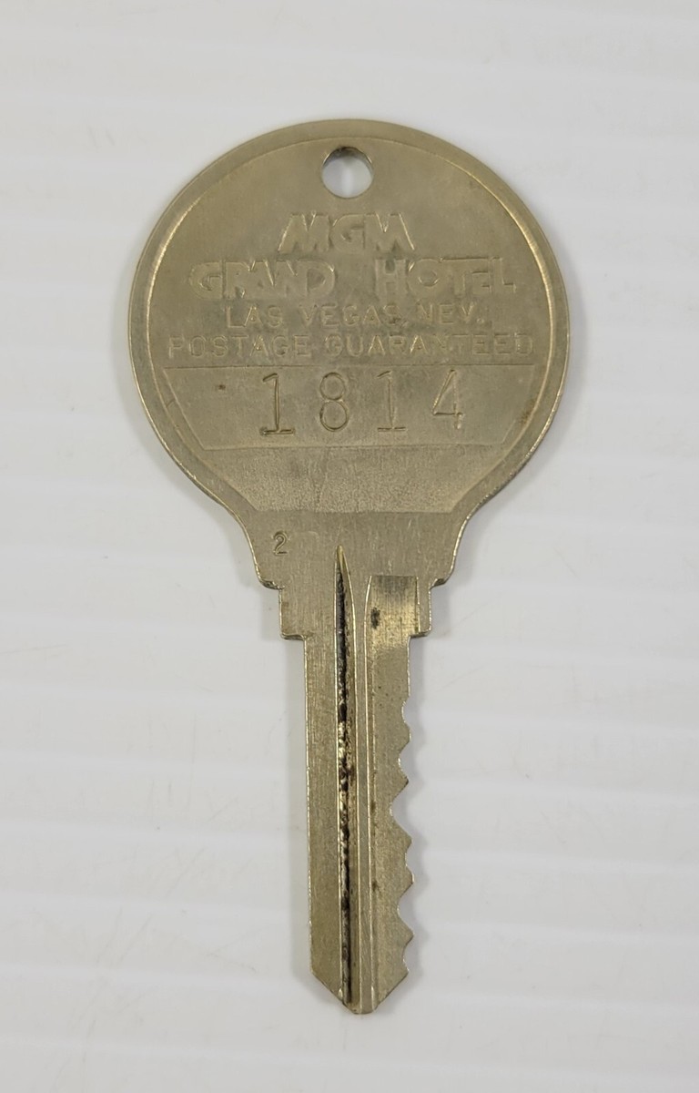 B13) Vintage MGM Grand Hotel & Casino Room Key Las Vegas