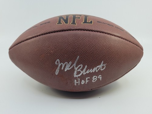 Mel Blount Signed Autographed Wilson Official Football Pittsburgh Steelers HOF