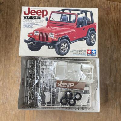 Tamiya Jeep Wrangler Open-Top 1/24 Scale Unbuilt Model Kit | eBay