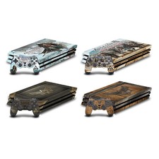 OFFICIAL ASSASSIN'S CREED BLACK FLAG GRAPHICS VINYL SKIN FOR SONY PS4 PRO BUNDLE