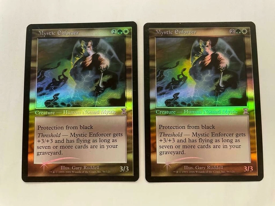MTG 2X FOIL TIME SPIRAL MSYTIC ENFORCER NM MAGIC THE GATHERING CREATURE CARD - Image 2 of 4