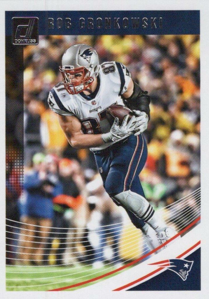 2018 Donruss #185 Rob Gronkowski Patriots